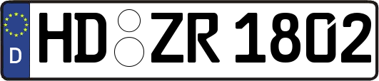HD-ZR1802