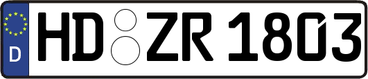 HD-ZR1803