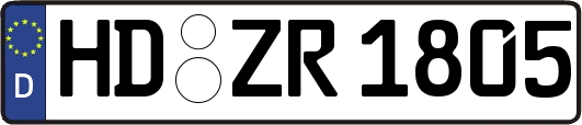 HD-ZR1805