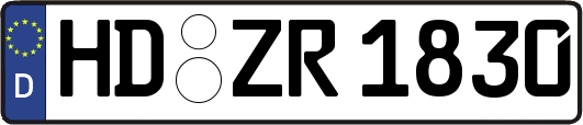 HD-ZR1830