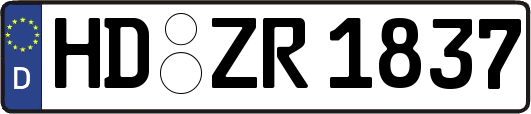HD-ZR1837