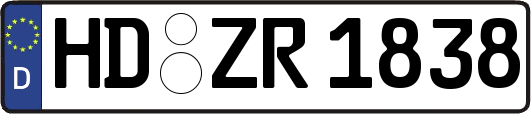 HD-ZR1838