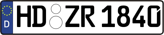 HD-ZR1840