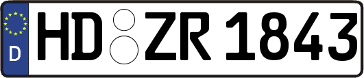 HD-ZR1843