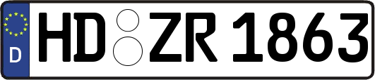 HD-ZR1863