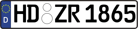 HD-ZR1865