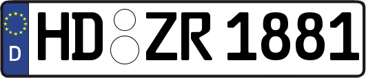 HD-ZR1881