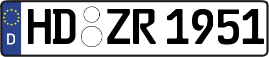 HD-ZR1951