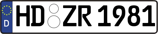 HD-ZR1981