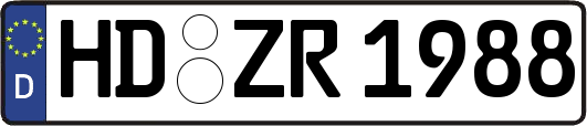 HD-ZR1988