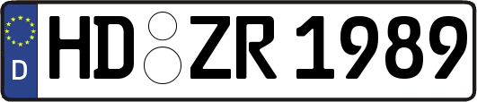 HD-ZR1989