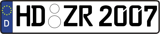 HD-ZR2007