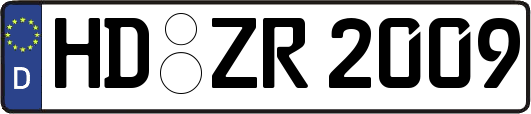 HD-ZR2009