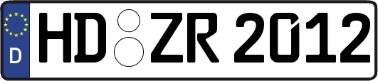 HD-ZR2012