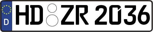 HD-ZR2036
