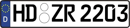 HD-ZR2203