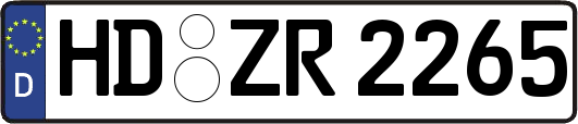 HD-ZR2265