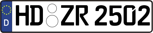 HD-ZR2502