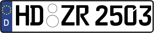 HD-ZR2503