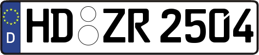 HD-ZR2504