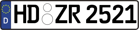 HD-ZR2521