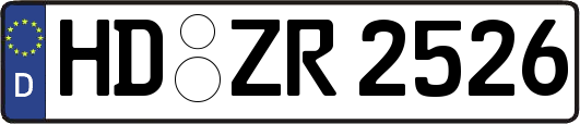 HD-ZR2526