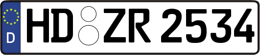 HD-ZR2534