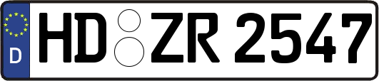 HD-ZR2547