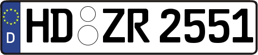 HD-ZR2551