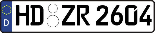 HD-ZR2604