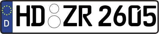 HD-ZR2605