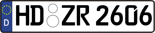 HD-ZR2606