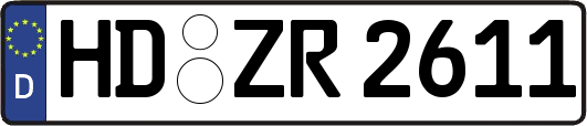 HD-ZR2611
