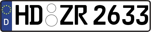 HD-ZR2633