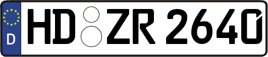 HD-ZR2640