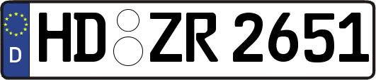 HD-ZR2651