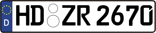 HD-ZR2670