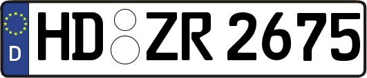 HD-ZR2675