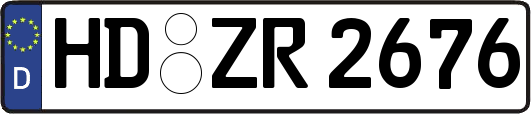 HD-ZR2676