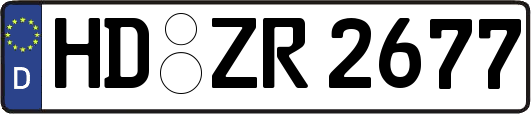 HD-ZR2677