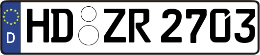 HD-ZR2703