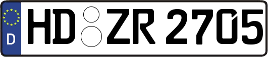 HD-ZR2705