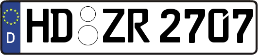 HD-ZR2707