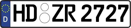 HD-ZR2727