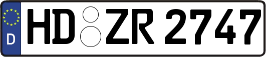 HD-ZR2747