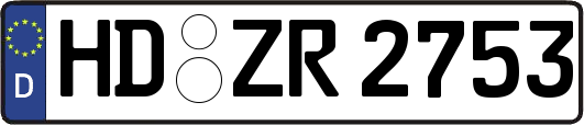 HD-ZR2753