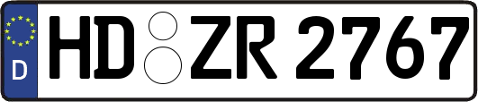 HD-ZR2767