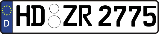 HD-ZR2775
