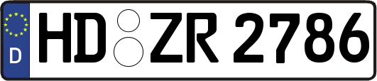 HD-ZR2786