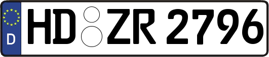 HD-ZR2796